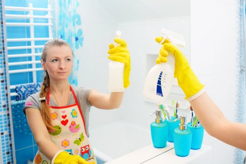 Professional domestic cleaning in a TW10 home living room