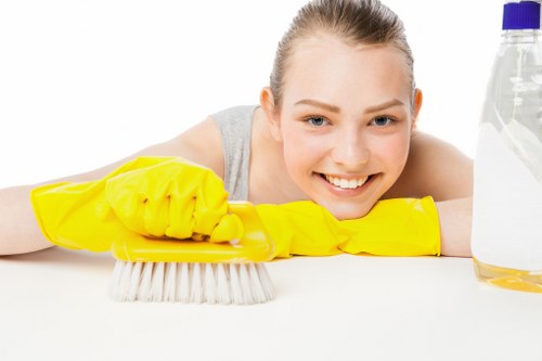 Commercial carpet cleaning in Tw10 office space with modern equipment
