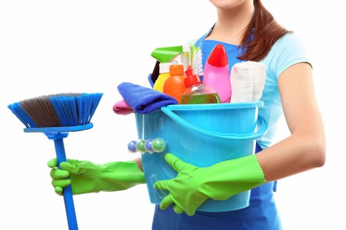 Deep carpet stain treatment in a home